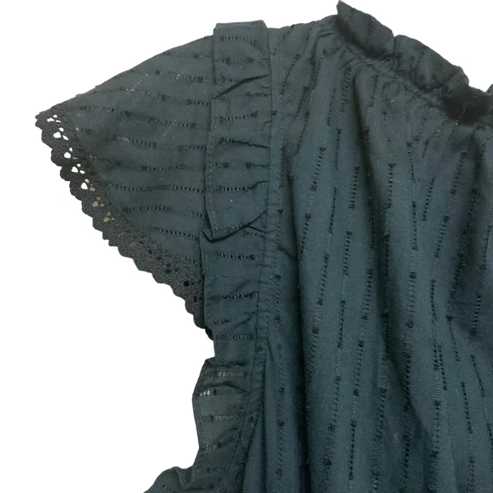 MISA Los Angeles Lilian Black Ruffle Mini Dress - Picture 9 of 9